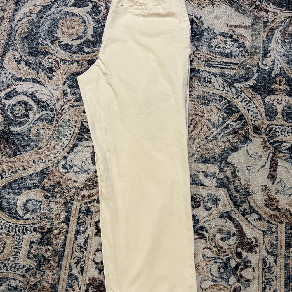 Who What Wear Cream High-Waist Pleated Pants - Picture 5 of 11